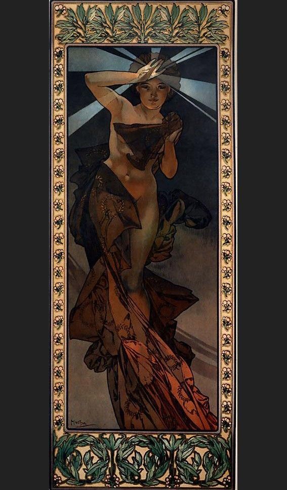 Alphonse Maria Mucha Morning Star